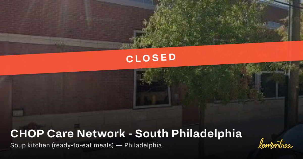 CHOP Care Network - South Philadelphia — Lemontree